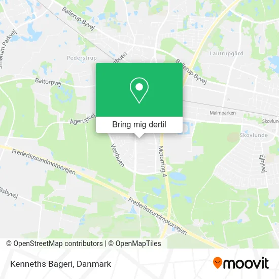Kenneths Bageri kort
