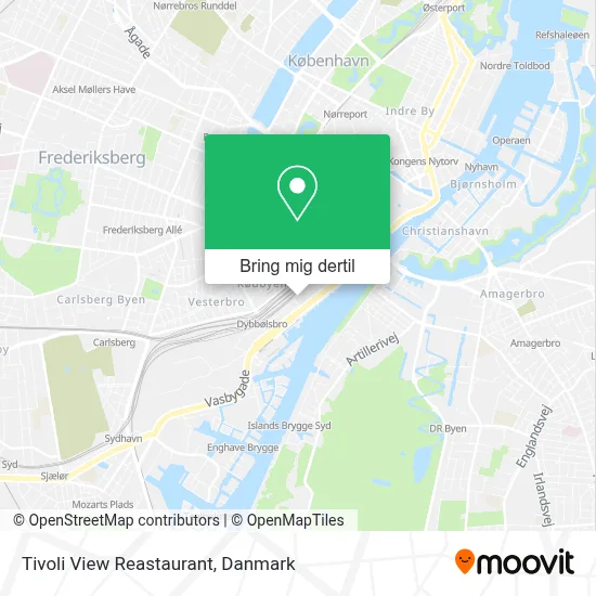 Tivoli View Reastaurant kort