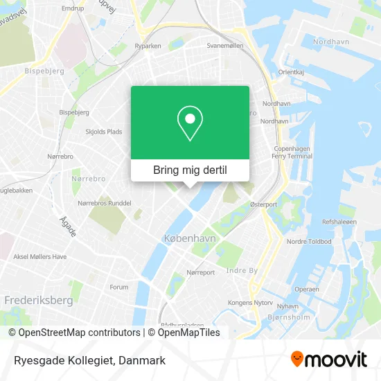 Ryesgade Kollegiet kort