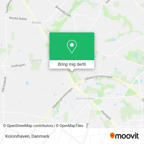 Kolonihaven kort