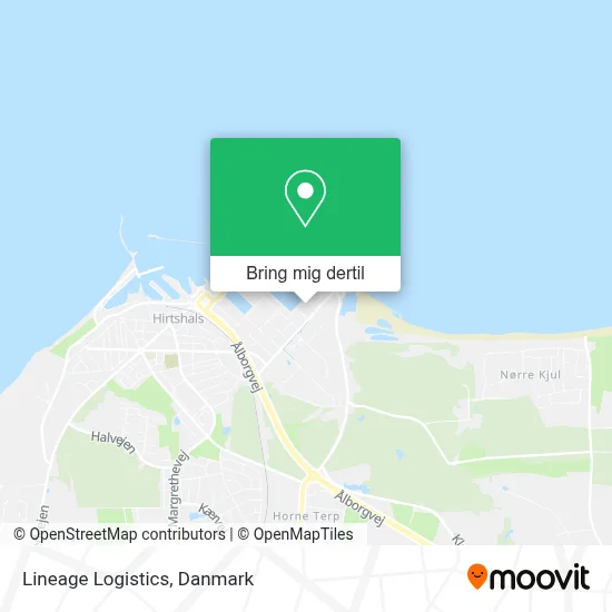 Lineage Logistics kort