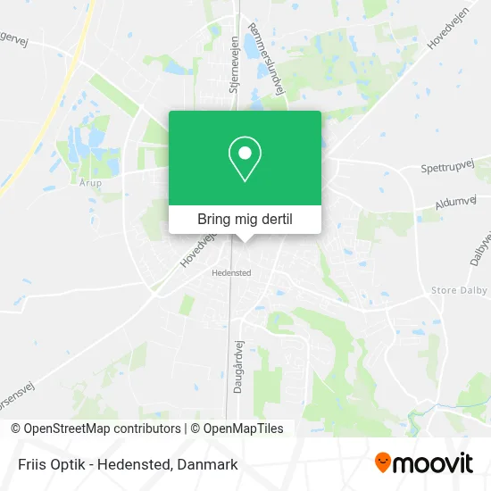 Friis Optik - Hedensted kort