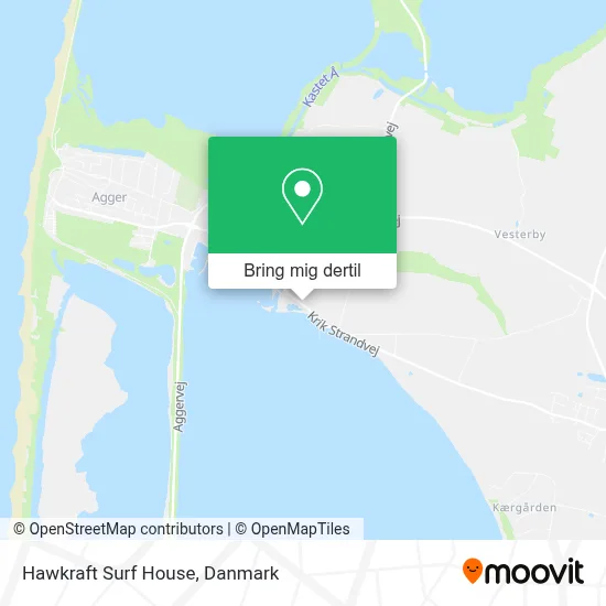 Hawkraft Surf House kort