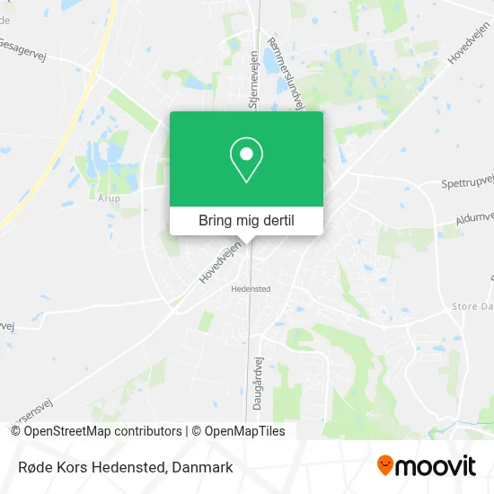 Røde Kors Hedensted kort
