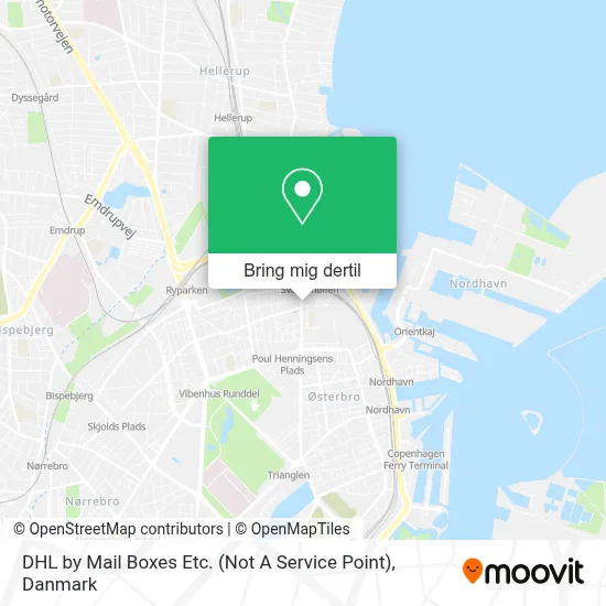 DHL by Mail Boxes Etc. (Not A Service Point) kort