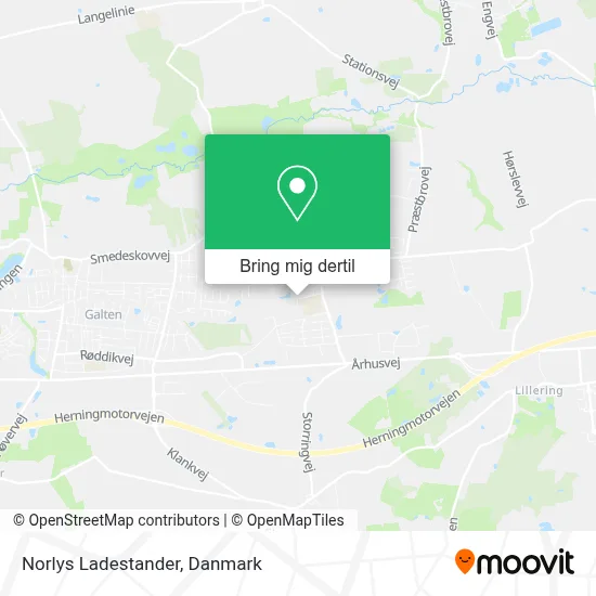 Norlys Ladestander kort