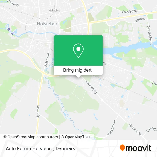Auto Forum Holstebro kort