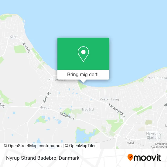 Nyrup Strand Badebro kort