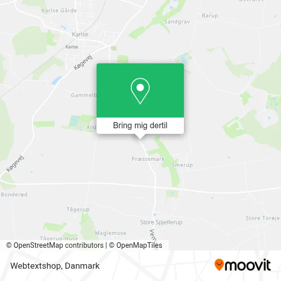 Webtextshop kort