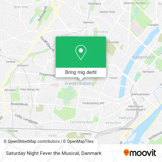 Saturday Night Fever the Musical kort