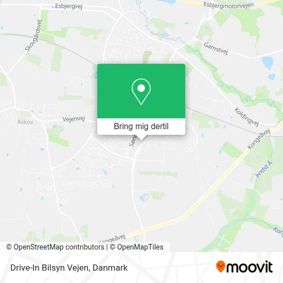 Drive-In Bilsyn Vejen kort