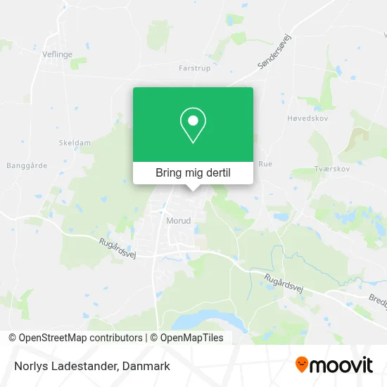 Norlys Ladestander kort