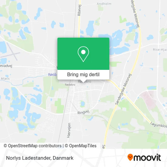 Norlys Ladestander kort