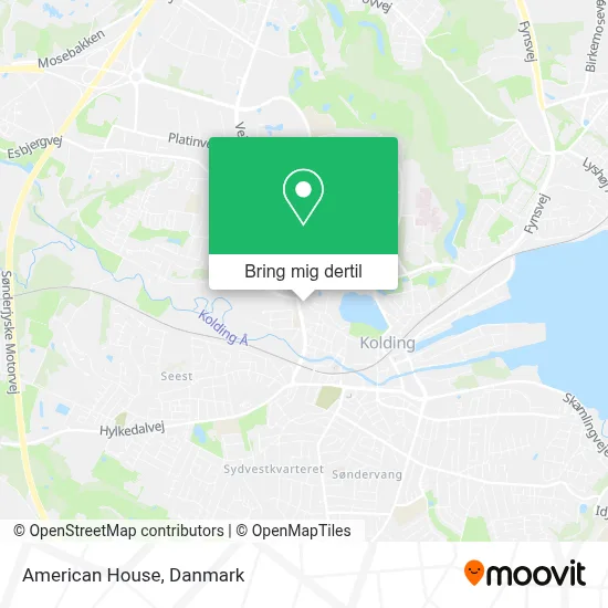 American House kort