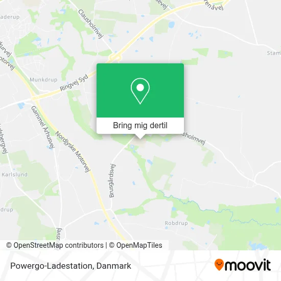 Powergo-Ladestation kort