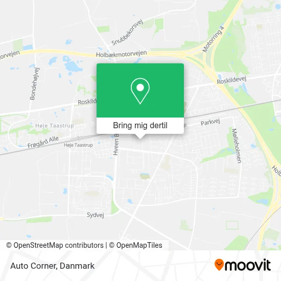 Auto Corner kort