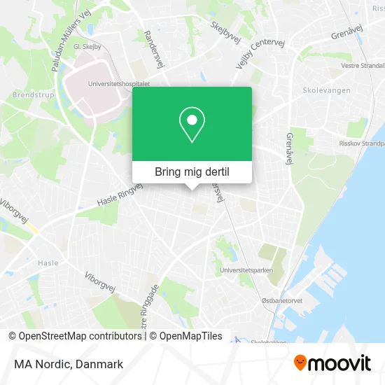 MA Nordic kort