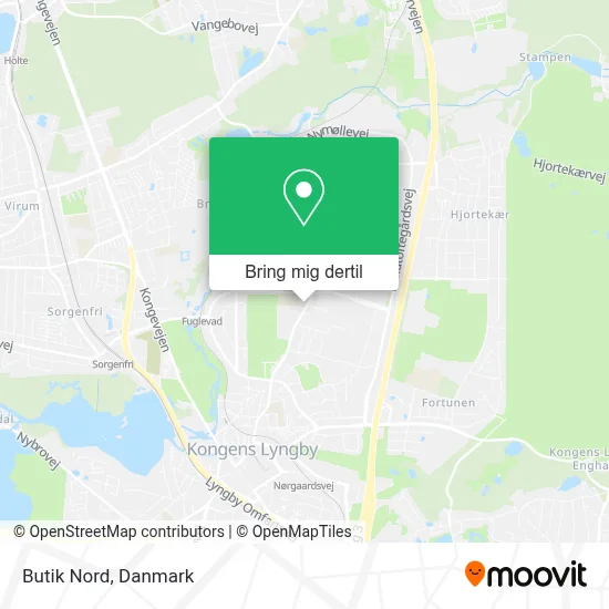 Butik Nord kort