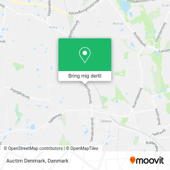 Auctim Denmark kort