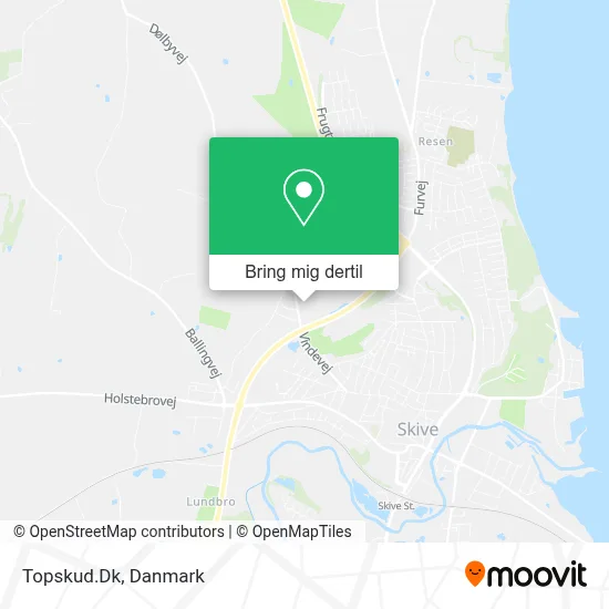 Topskud.Dk kort