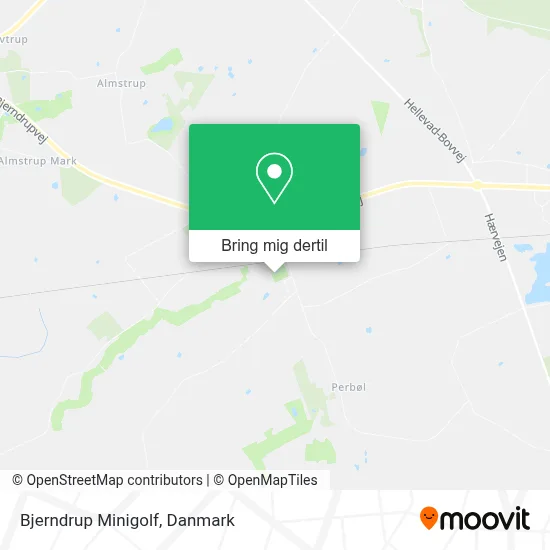 Bjerndrup Minigolf kort