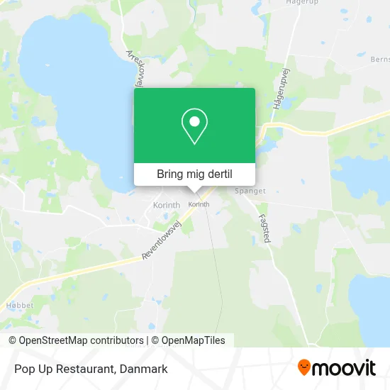 Pop Up Restaurant kort