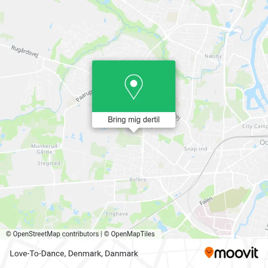 Love-To-Dance, Denmark kort
