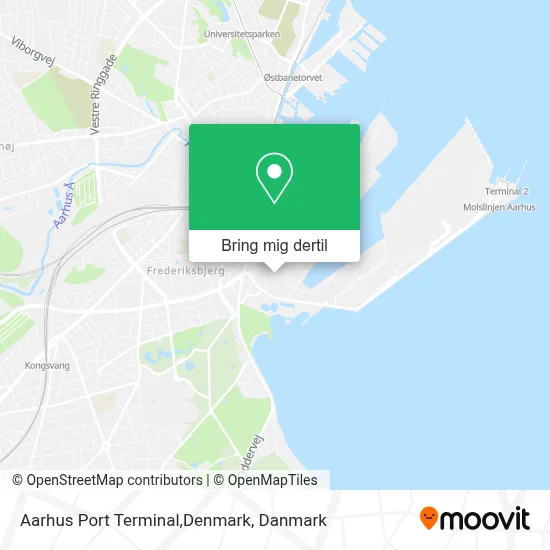 Aarhus Port Terminal,Denmark kort