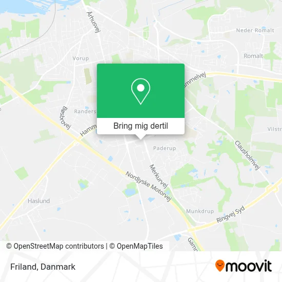 Friland kort