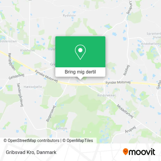 Gribsvad Kro kort