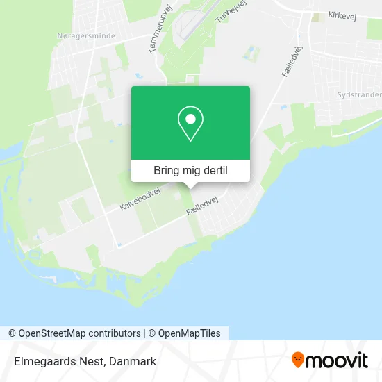 Elmegaards Nest kort