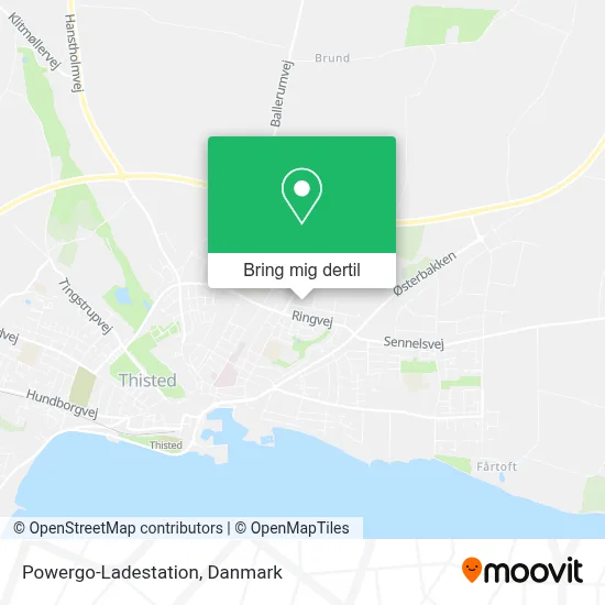Powergo-Ladestation kort