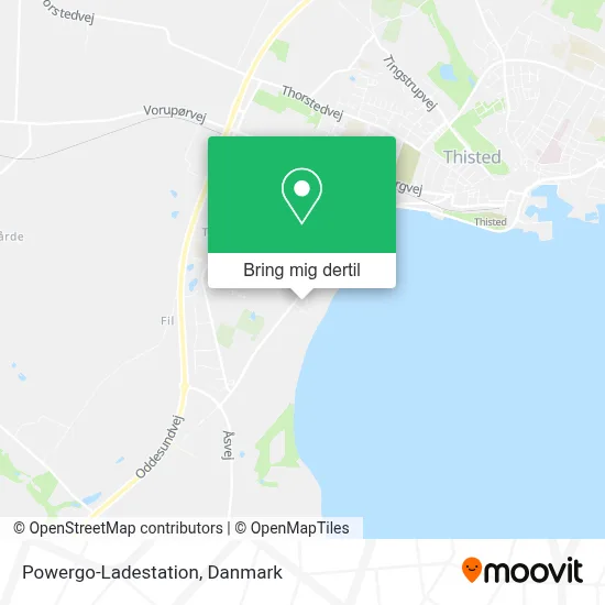 Powergo-Ladestation kort