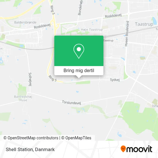 Shell Station kort