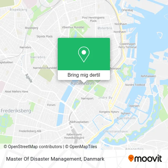 Master Of Disaster Management kort