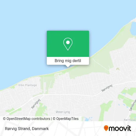 Rørvig Strand kort