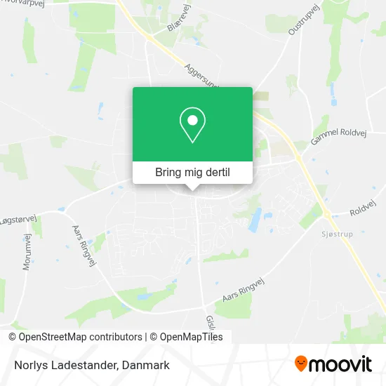 Norlys Ladestander kort