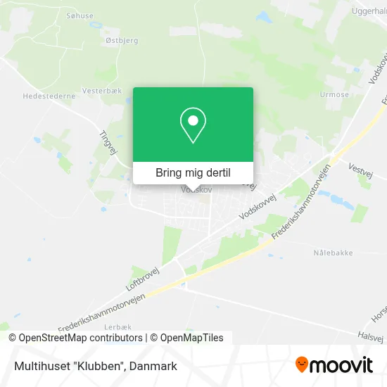Multihuset "Klubben" kort