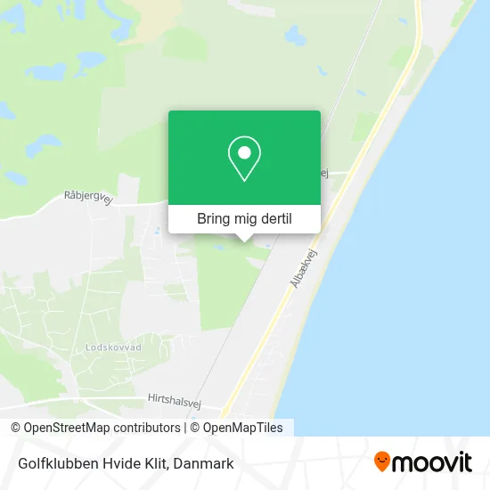 Golfklubben Hvide Klit kort