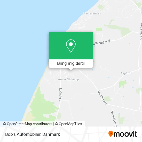 Bob's Automobiler kort