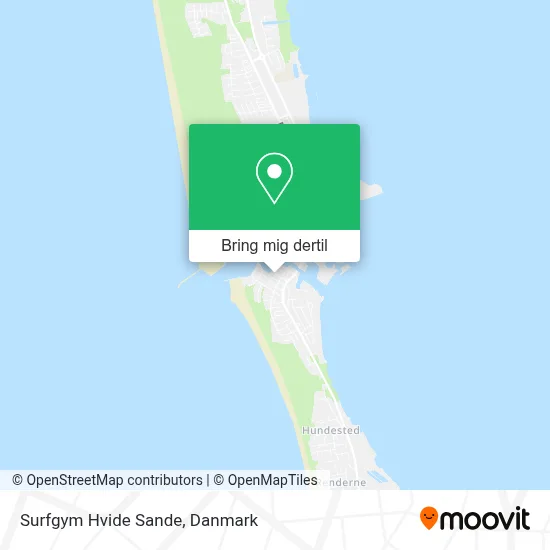 Surfgym Hvide Sande kort