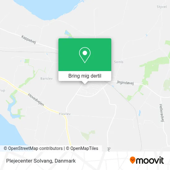 Plejecenter Solvang kort