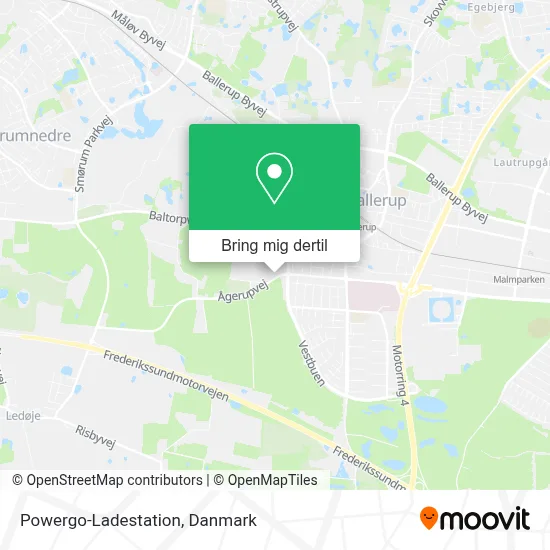 Powergo-Ladestation kort