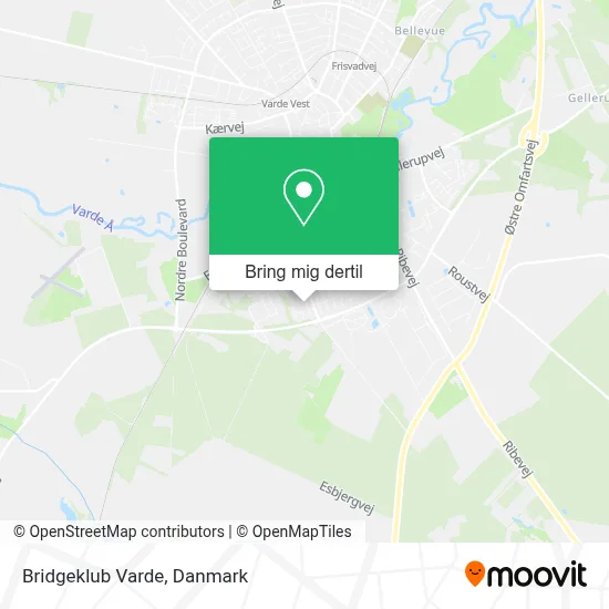 Bridgeklub Varde kort