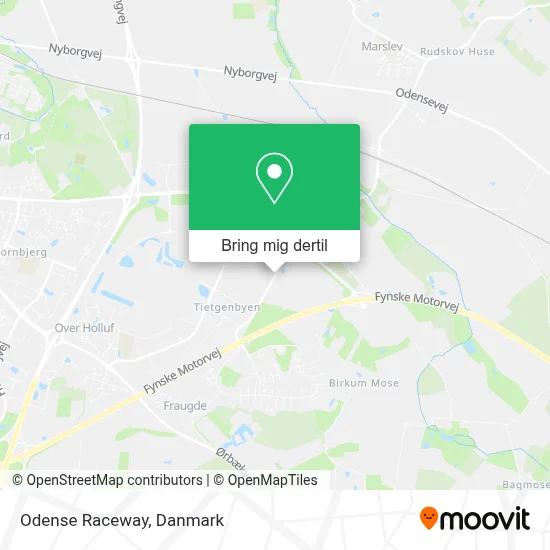 Odense Raceway kort