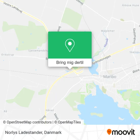 Norlys Ladestander kort