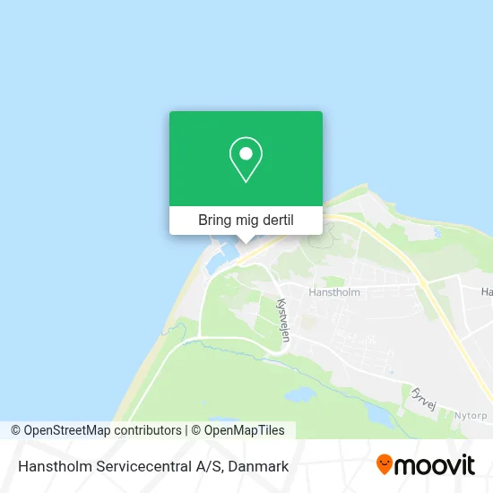 Hanstholm Servicecentral A/S kort