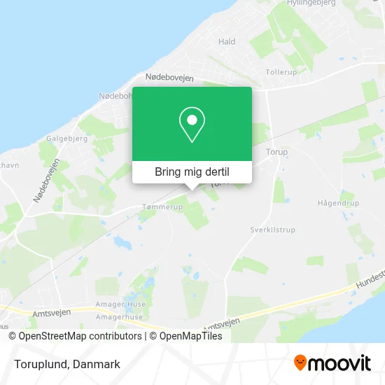 Toruplund kort
