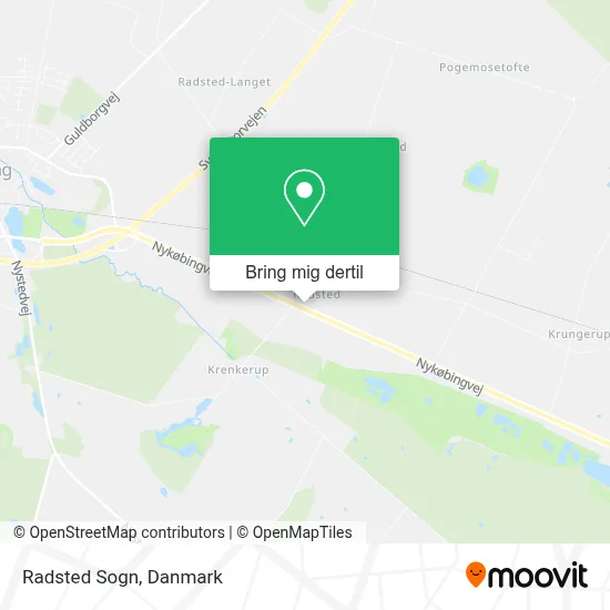Radsted Sogn kort