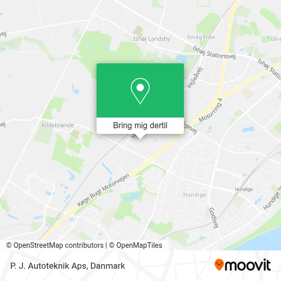 P. J. Autoteknik Aps kort